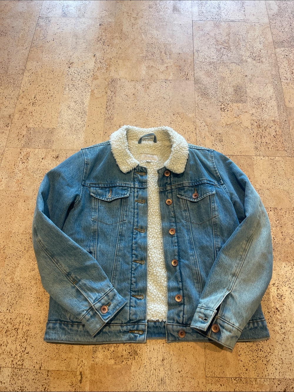 Brixton Cable Sherpa Jacket size S